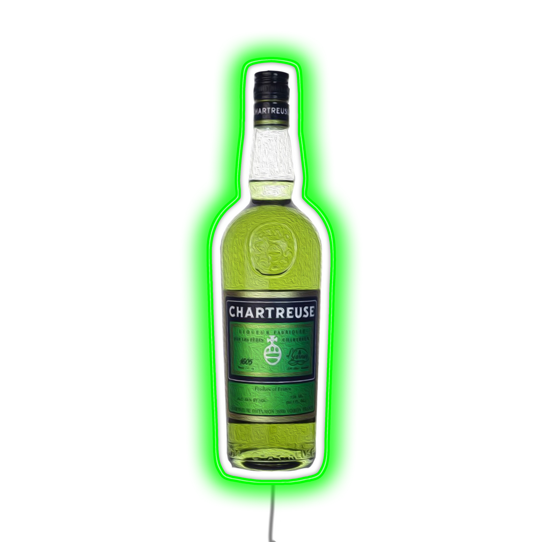 Green Chartreuse Bottle  led light
