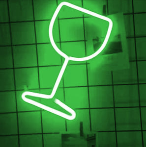 Drinking Glass neon sign