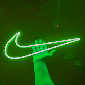 For sale Nike swoosh neon sign