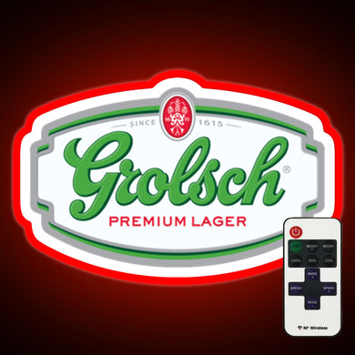 Grolsch neon LED wall sign