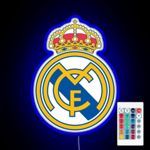 Load image into Gallery viewer, Hala Madrid RGB neon sign remote