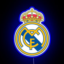 Load image into Gallery viewer, Hala Madrid RGB neon sign blue