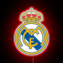 Load image into Gallery viewer, Hala Madrid RGB neon sign red