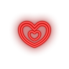 Load image into Gallery viewer, red heart led heart like love relationship romance shape valentine day neon factory