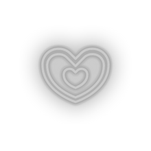 Load image into Gallery viewer, white heart led heart like love relationship romance shape valentine day neon factory