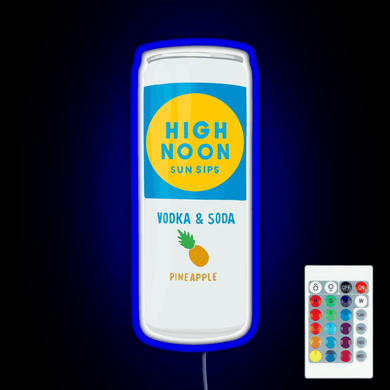High noon RGB neon sign remote