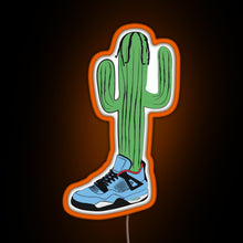 Load image into Gallery viewer, Hip Hop Cactus La Flame RGB neon sign orange