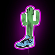 Load image into Gallery viewer, Hip Hop Cactus La Flame RGB neon sign  pink