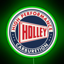 Load image into Gallery viewer, Holley High Performance Carburetion RGB neon sign green