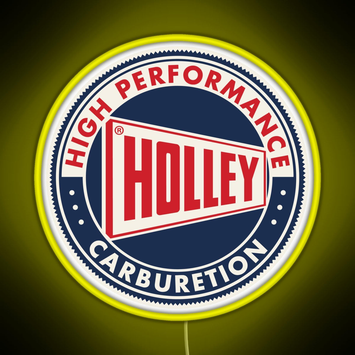 Holley High Performance Carburetion RGB neon sign