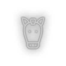 Load image into Gallery viewer, white horse led animal cartoon farm fauna herbivore horse zoo neon factory