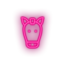 Load image into Gallery viewer, pink horse led animal cartoon farm fauna herbivore horse zoo neon factory
