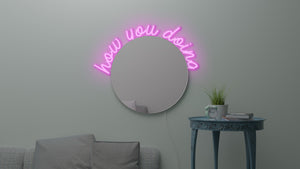 Personalized mirror/LED lights