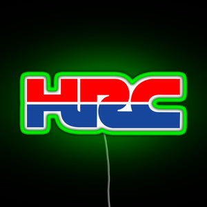 HRC Design RGB neon sign green