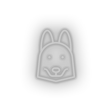 Load image into Gallery viewer, white husky_dog led animal carnivore cartoon fauna husky dog pet zoo neon factory
