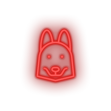 Load image into Gallery viewer, red husky_dog led animal carnivore cartoon fauna husky dog pet zoo neon factory