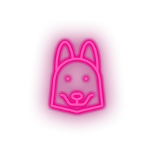 Load image into Gallery viewer, pink husky_dog led animal carnivore cartoon fauna husky dog pet zoo neon factory