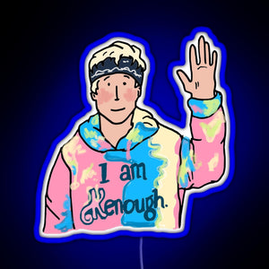 I am Kenough RGB neon sign blue