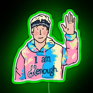 I am Kenough RGB neon sign green