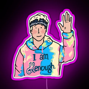 I am Kenough RGB neon sign  pink