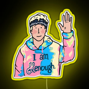 I am Kenough RGB neon sign yellow
