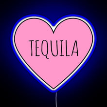 Load image into Gallery viewer, I Love Tequila RGB neon sign blue