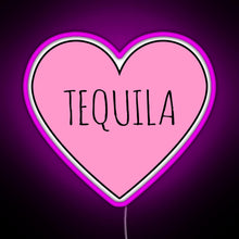 Load image into Gallery viewer, I Love Tequila RGB neon sign  pink