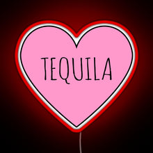 Load image into Gallery viewer, I Love Tequila RGB neon sign red