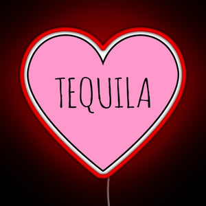 I Love Tequila RGB neon sign red