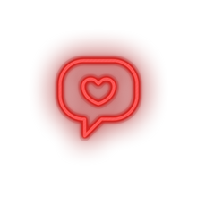 Load image into Gallery viewer, red i_love_you led bubble heart I love you love relationship romance valentine day neon factory