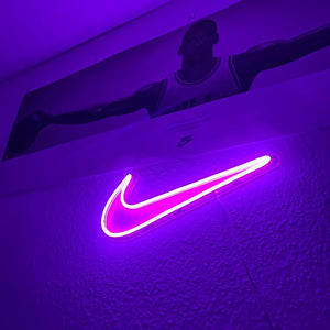 Cheap Nike swoosh neon sign