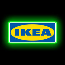 Load image into Gallery viewer, IKEA logo neon sign