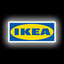 Load image into Gallery viewer, IKEA logo illuminated sign