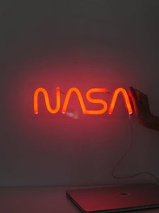NASA led neon sign\