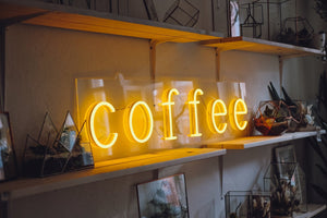Coffee neon sign