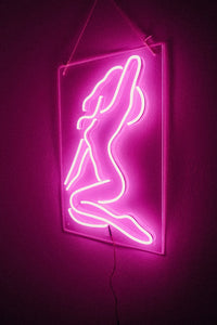 Sexy girl neon light