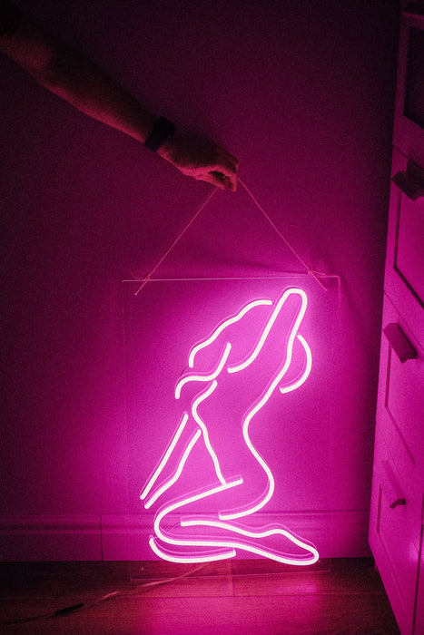 Sexy girl neon sign