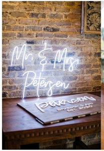 wedding ideas custom neon