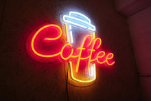 Load image into Gallery viewer, coffee neon sign