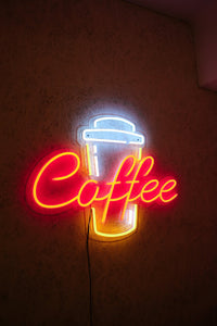coffeeshop neon sign