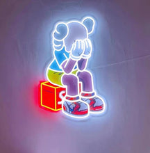 Load image into Gallery viewer, Printed Kaws Neon Sign for sale