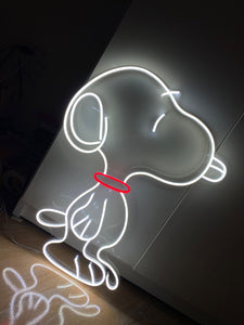Snoopy custom led wall sign