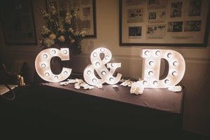 Marquee letters, neon sign, small light up letters, large light up letters, light up numbers,  light up sign, letter lights, letters white