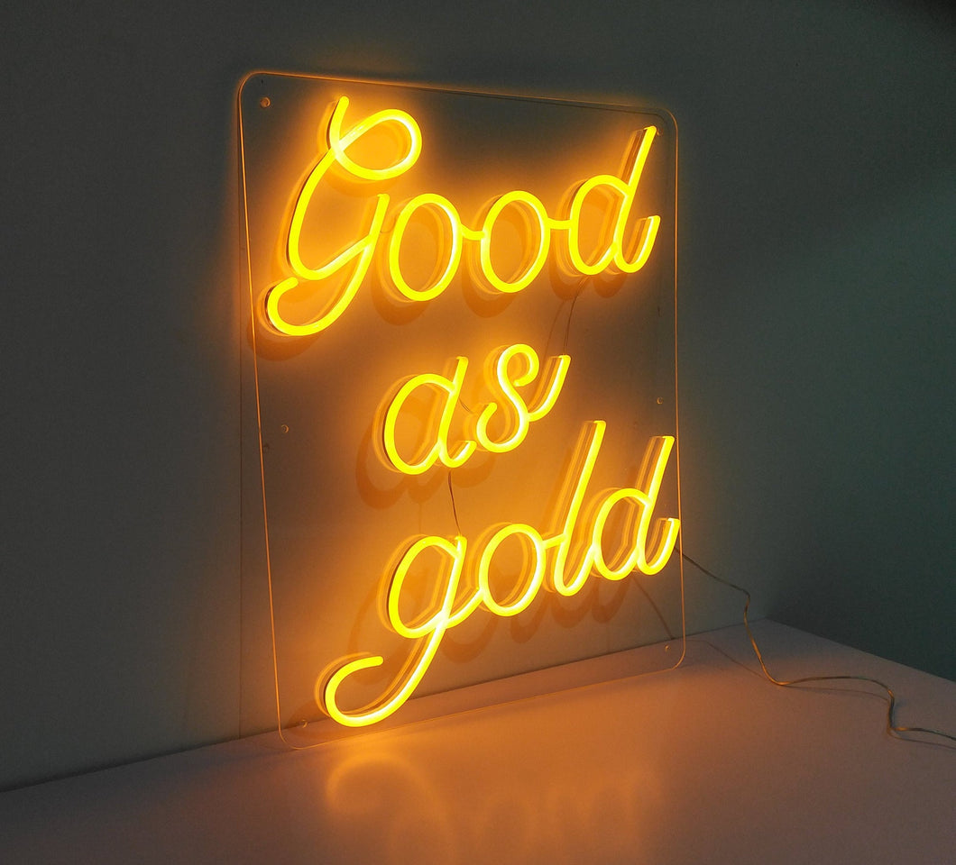 Good as Gold - LED Neon Sign Light - Free shipping