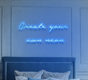 Create your own LED Neon Sign: Word Sentence Logo Custom Neon Sign