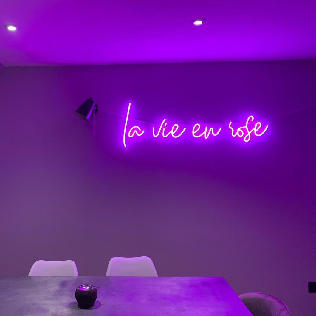 la vie en rose - LED Neon Sign - Free shipping