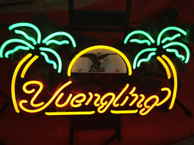 Man Cave YUENGLING and SON Banner Handmade Beer Light Room Decor Wall Mount Neon Sign