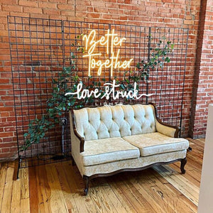 Better Together Sign,Wall Sign, Customized Sign, Neon Light Sign, Letter Sign, Neon LED, Neon LIghts Sign, Neon Name, Neon Signs