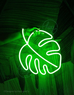 Monstera Leaf LED Neon Sign