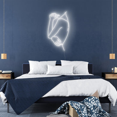 Affection Neon Sign, Abstract Art, Modernism, Neon For Home, Abstract Wall Art, Minimalist, Light Up Body, LED Art, Body, Neon